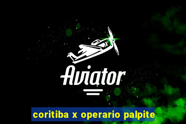 coritiba x operario palpite